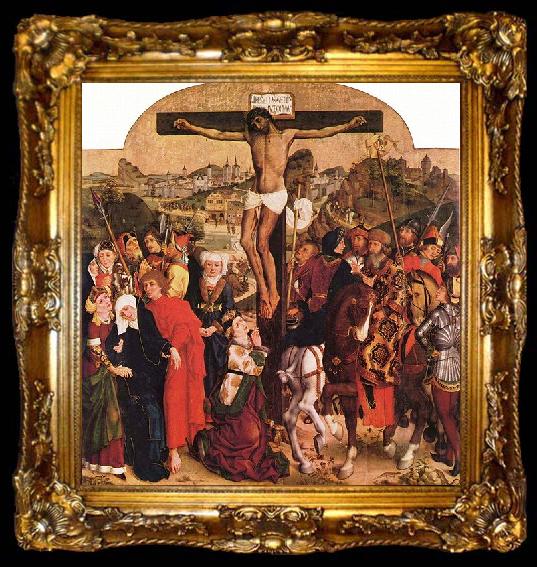 framed  PLEYDENWURFF, Hans Kreuzigung Christi, ta009-2